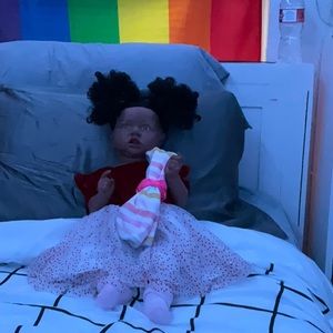 Realistic newborn doll